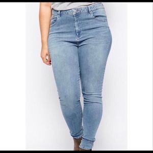 ASOS high waisted skinny, size 16